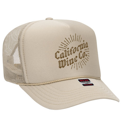 OTTO CAP 5 Panel High Crown Mesh Back Trucker Hat